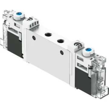 Festo 2 x Two Directional Flow Pneumatic Solenoid Valve - Electrical M5 VUVG Series 24V - VUVG-L10-T32H-AZT-M5-1H2L-F1A product image