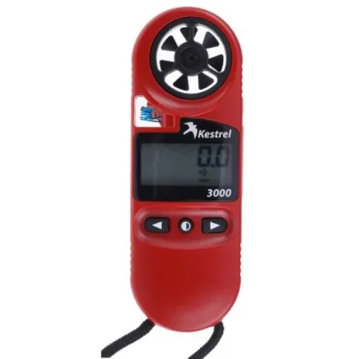 Kestrel KESTREL 3000 Rotary Vane Anemometer, 40m/s Max, Measures Air Velocity, Altitude, Dew Point, Heat Index, product image