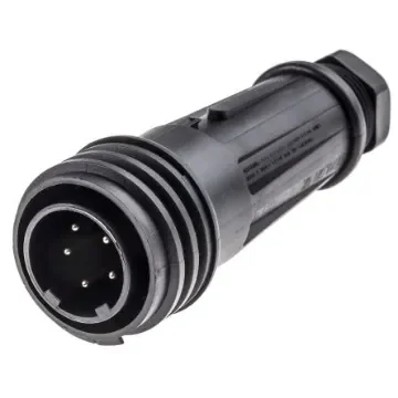 Bulgin Circular Connector, 5 Contacts, Cable Mount, Plug, Male, IP68, Buccaneer 900 Series - PX0921/05/P product image