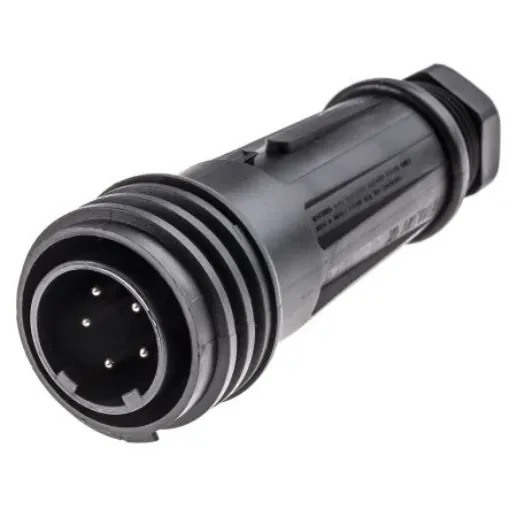 Bulgin Circular Connector, 5 Contacts, Cable Mount, Plug, Male, IP68, Buccaneer 900 Series - PX0921/05/P product image