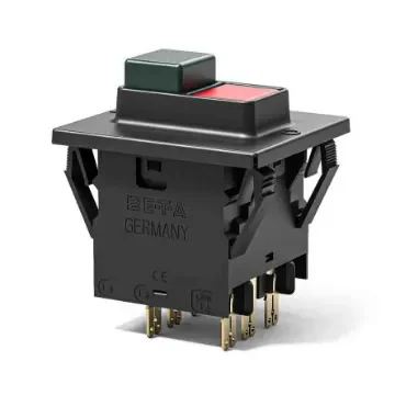 ETA Thermal Circuit Breaker - 3140 3 Pole 230V Voltage Rating Snap In, 5A Current Rating - 3140-F130-P7T1-SGRX-5A product image