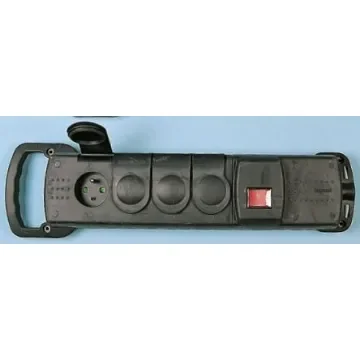 Legrand 4 Socket Type E - French Trailing Socket, 250 V ac - 0 505 52 product image