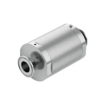 Festo VZQA-C-M22C Series Tube Pinch Valve, 25mm Tube Inlet Port x 25mm Tube Outlet Port, VZQA-C-M22C-25-S5S5-V2V4E-5 product image