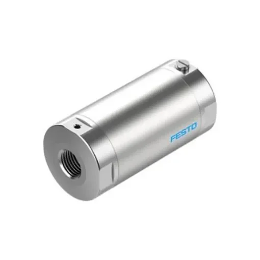 Festo VZQA-C-M22C Series Threaded Pinch Valve, G 1/4 Inlet Port x G 1/4 Outlet Port, VZQA-C-M22C-6-GG-V2V4E-4 product image