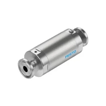 Festo VZQA-C-M22C Series Tube Pinch Valve, 6mm Tube Inlet Port x 6mm Tube Outlet Port, VZQA-C-M22C-6-S1S1-V2V4S1-2 product image