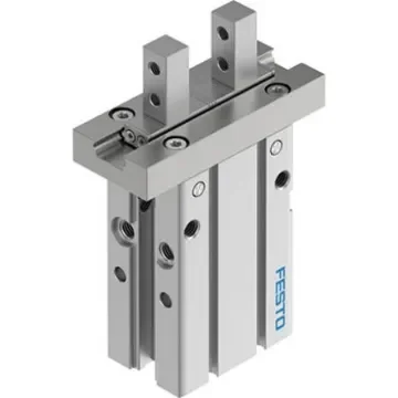 Festo 2 Finger Double Action Pneumatic Gripper, DHPC-L-20-A-NC-S, Parallel Gripping Type product image