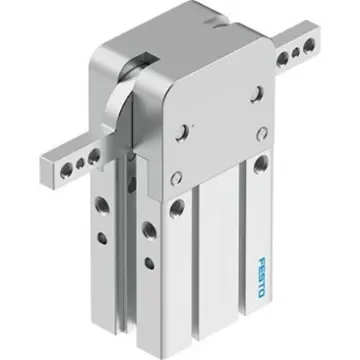 Festo 2 Finger Double Action Pneumatic Gripper, DHRC-25-A-S-NO, Radial Gripping Type product image