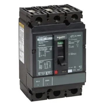 Schneider Electric, PowerPact MCCB 3P 50A, Breaking Capacity 18 kA, DIN Rail Mount - NHGL36050 product image