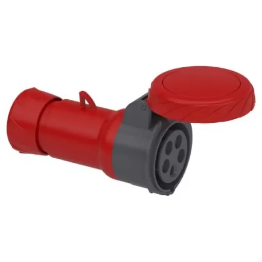 Schneider Electric, PKF16M735 IP67 Grey Wall Mount 2P + E Industrial Power Socket, Rated At 16A, 380 V,With Phase product image