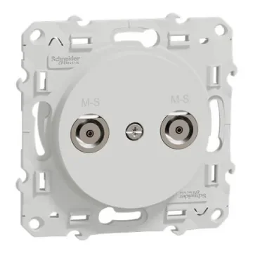 Socket White Male Socket, Flush Mount - S520457 product image