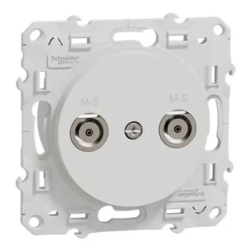 Socket White Male Socket, Flush Mount - S520457 product image