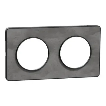 Schneider Electric Anthracite 2 Gang Cover Plate - S540804V product image