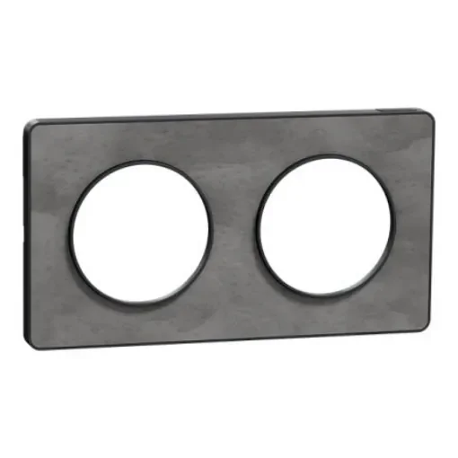 Schneider Electric Anthracite 2 Gang Cover Plate - S540804V product image