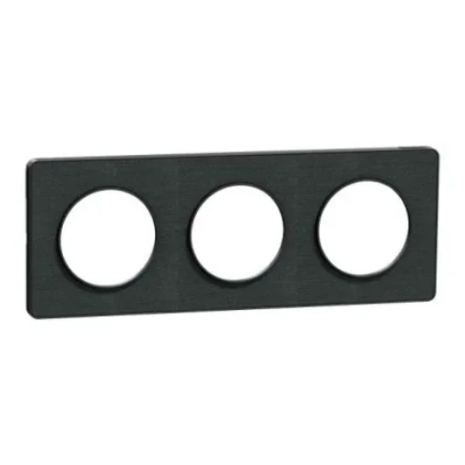 Schneider Electric Black 3 Gang Cover Plate - S540806KB product image
