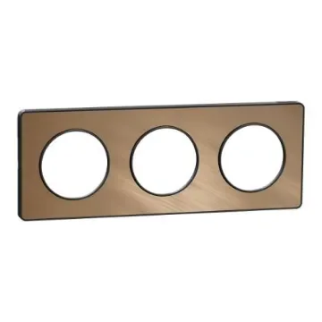 Schneider Electric Anthracite 3 Gang Cover Plate - S540806L product image
