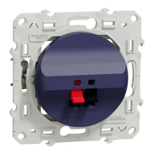 Screw Terminal Blue Socket, Flush Mount - S550487 product image