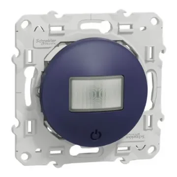 Screw Terminal Blue Wall Plate Module, Flush Mount - S550523 product image