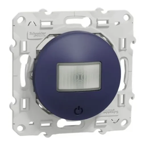 Screw Terminal Blue Wall Plate Module, Flush Mount - S550523 product image