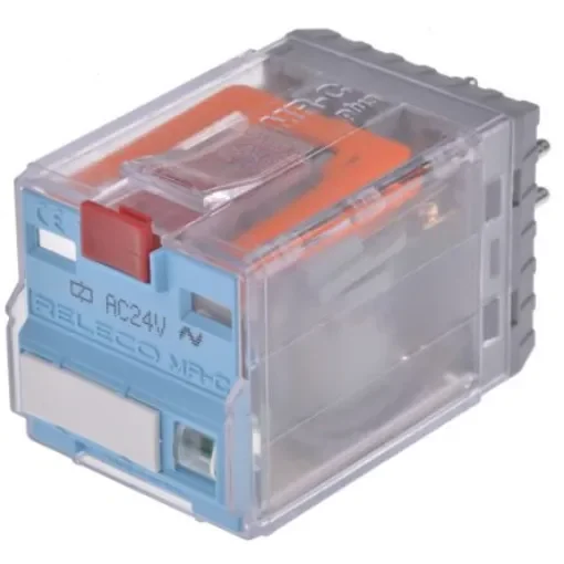 Releco Plug In Power Relay, 24V ac Coil, 10A Switching Current, DPDT - C2-A20X / AC 24V product image