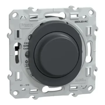 Schneider Electric 1 Way 1 Gang Push Button Dimmer Switch, 250V, 0.4W - S340519 product image