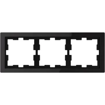Schneider Electric Black 3 Gang Frame - MTN4030-6503 product image