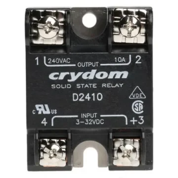 Sensata Crydom Solid State Relay, 10 A rms Load, Surface Mount, 280 V rms Load, 32 V Control - D2410 product image