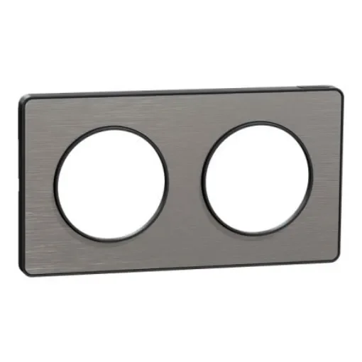 Schneider Electric Anthracite 2 Gang Cover Plate - S540804J product image