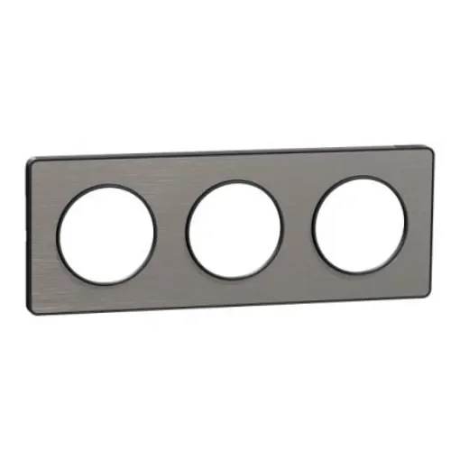 Schneider Electric Anthracite 3 Gang Cover Plate - S540806J product image
