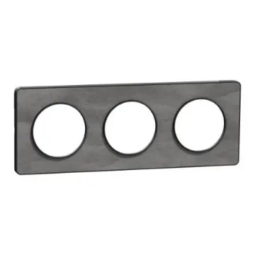 Schneider Electric Anthracite 3 Gang Cover Plate - S540806V product image