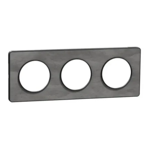 Schneider Electric Anthracite 3 Gang Cover Plate - S540806V product image