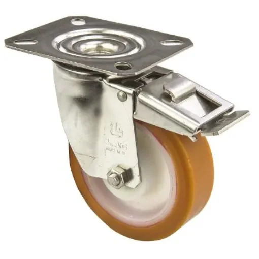 LAG Braked Swivel Castor Wheel, 150kg Capacity, 100mm Wheel - 19105 FR product image