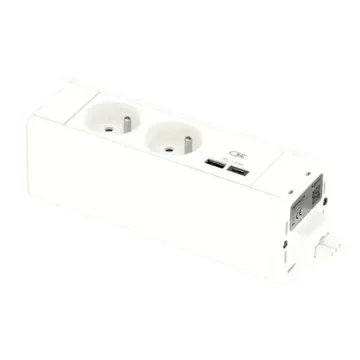 Schneider Electric 4 Socket USB A Extension Lead Open Reel, 250 V, IP44 - INS44224 product image