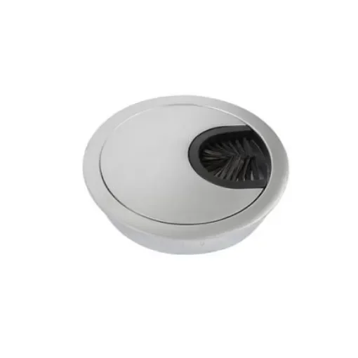 Schneider Electric Unica White Aluminium 60mm Cable Grommet INS61213 product image