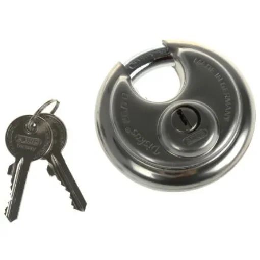 ABUS Key Weatherproof Steel Heavy Duty Padlock, 10mm Shackle, 70mm Body - XR0026 70 product image