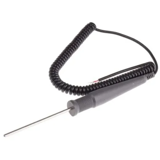 RS PRO PT100 Insertion, Needle Temperature Probe, 100mm Length, 4mm Diameter, +250 °C Max - 3482427 product image