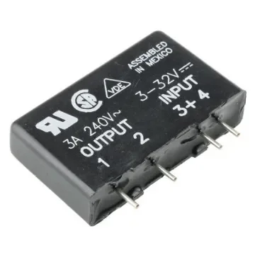 Sensata Crydom DRA1 Series Solid State Relay, 3 A Load, PCB Mount, 280 V rms Load, 32 V dc Control - MP240D3 product image
