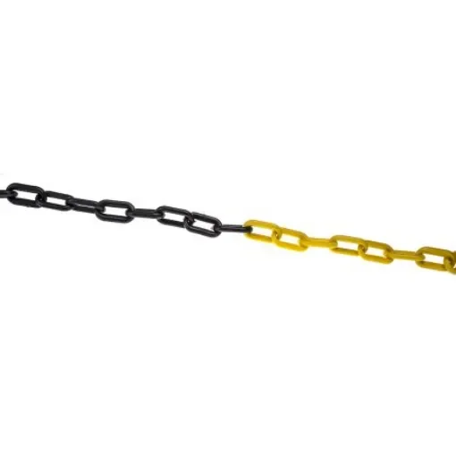 JSP Black & Yellow Polyethylene Chain Barrier, 25m - HDC000-265-300 product image