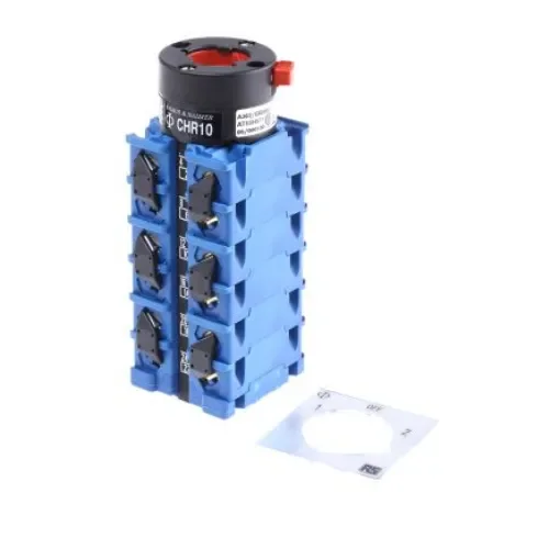 Kraus & Naimer, 6P 3 Position 60° Double Throw Cam Switch, 20A - CHR10.A362/GBA001.*FT product image