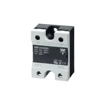 Carlo Gavazzi RM1C Series Solid State Relay, 50 A Load, Panel Mount, 660 V ac/dc Load, 32 V ac/dc Control - RM1C60D50 product image