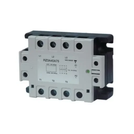 Carlo Gavazzi RZ3A Series Solid State Relay, 75 A Load, Panel Mount, 660 V ac/dc Load, 32 V ac/dc Control - RZ3A60D75P product image