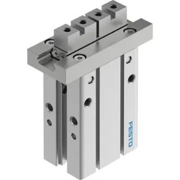 Festo 2 Finger Double Action Pneumatic Gripper, DHPC-L-25-A-NC-S-2, Parallel Gripping Type product image