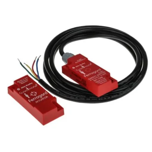 Allen Bradley Guardmaster 440N Series Magnetic Non-Contact Safety Switch, 24V dc, Plastic Housing, NC, 2m Cable - 440N-G02092 product image