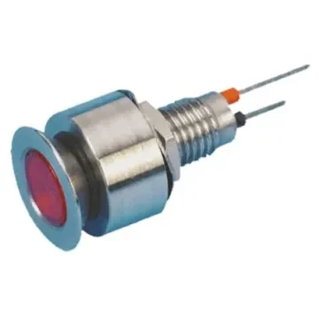 Marl Red Panel Mount Indicator, 12V dc, 6.1mm Mounting Hole Size - 520-301-21 product image