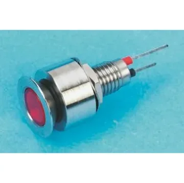 Marl Red Panel Mount Indicator, 24V dc, 6.1mm Mounting Hole Size - 520-301-22 product image