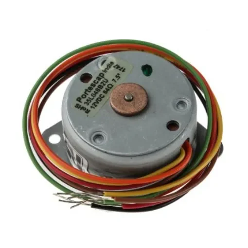 McLennan Servo Supplies Permanent Magnet Stepper Motor, 25mNm Torque, 12 V, 7.5°, 2mm Shaft - M82201-P2SB product image
