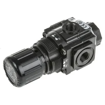 Norgren G 1/4 Pneumatic Regulator - 0.3bar to 10bar, 1/4in, 20bar max. input - R72M-2GK-RMN product image