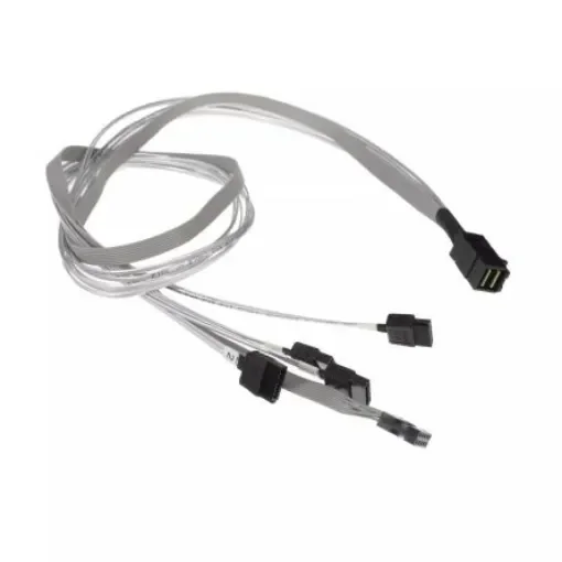 Microchip 4 Way Female SATA Data to 4 Way Female External Mini-SAS HD Wire to Board Cable Assembly, 800mm - 2279800-R product image