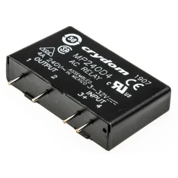 Sensata Crydom Solid State Relay, 4 A rms Load, PCB Mount, 280 V dc Load, 32 V dc Control - MP240D4 product image