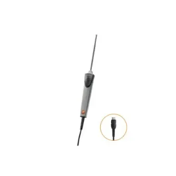 Testo 0615 1912 Surface Temperature Probe for Temperature measurement Use, NTC Probe, +150°C Max, ±0.2 °C Accuracy product image