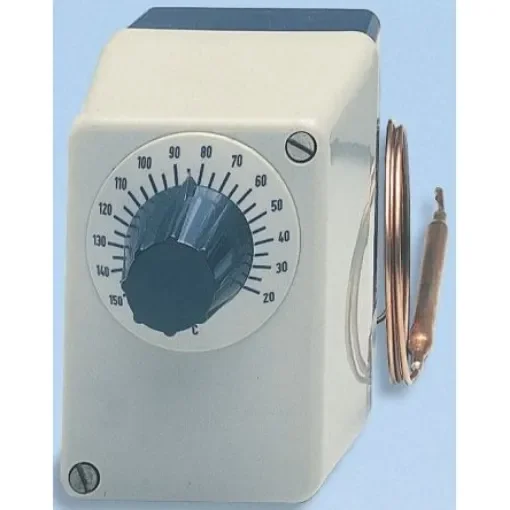 Jumo Capillary Thermostat, +300°C Max, NO/NC, Manual Reset, Chassis Mount - 603021/01-2-064-30-1000-40-10-00-00-000-00-6/000 product image